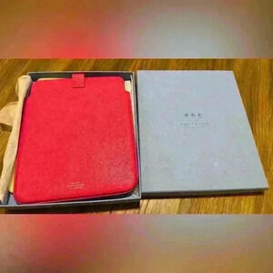 Smythson London leather iPad case